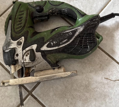 Hitachi CJ110MV Corded Jigsaw Green w/ Diablo Bi-Metal Blades, Plexiglass Set