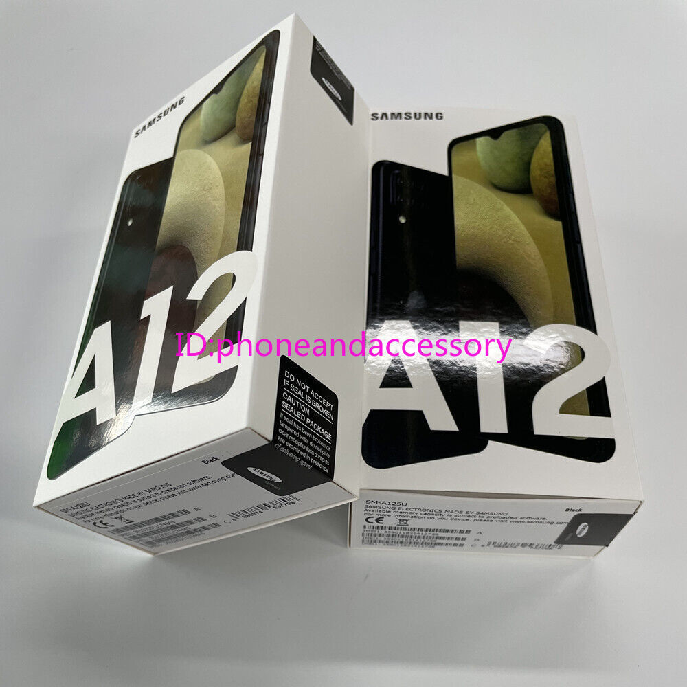 Samsung Galaxy A12 SM-A125U 32GB 48MP 6.5" Unlocked Smartphone- New Unopened