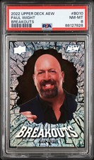 2022 Upper Deck AEW #BO-10 Paul Wight Breakouts PSA 8 NM-MT
