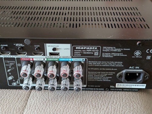 marantz receiver NR 1510 mit Teufel 5.1. Boxen Surround Anlage eARC fähig - Bild 2 von 5