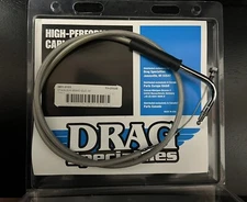 Drag Specialties 33" Braided Idle Cable 0651-0103 Fits Harley Davidson & Metric