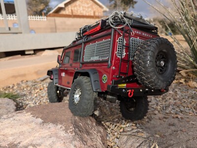 TRX4M Land Rover Defender レッド Traxxas 9712-RED TRX4M Red Defender Body - Havoc Speed