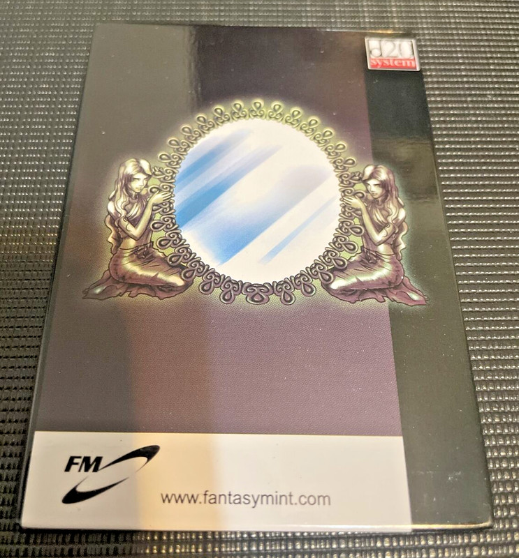 Fantasy Mint Metal Dungeons and Dragons Mirror of Life Trapping Tokkens Card