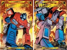 🌟FOIL🌟 TRANSFORMERS #1 (ADAM WARREN JOHNSON 10TH PRINT VARIANT SET) PRESALE