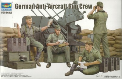 Trumpeter 00432 German Anti Aircraft Gun Crew - 1:35