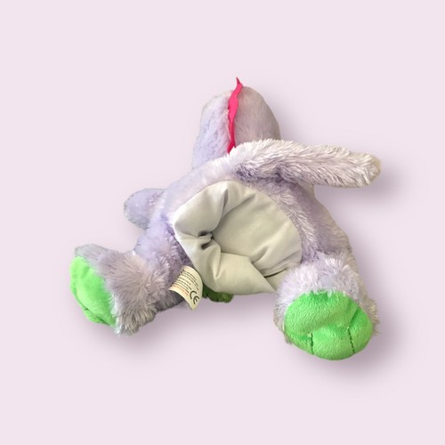 Kellytoy Hippo Dinosaur Hand Puppet Plush Stuffed Animal Purple Green - Picture 4 of 4