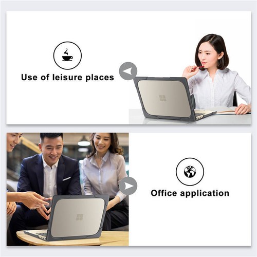 Hard Stand Case Cover Flip Shell For Microsoft Surface Laptop 3 4 5 13.5 15 Go 2 - Picture 22 of 47