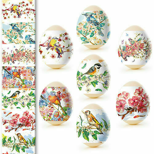 Easter Egg Wraps for 7 Hen Eggs, Pysanka, Eggs Heat Shrink Sleeves