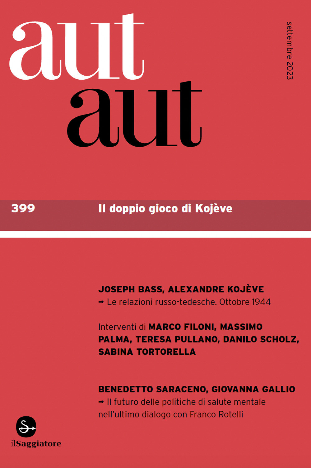 Libri Aut Aut #399