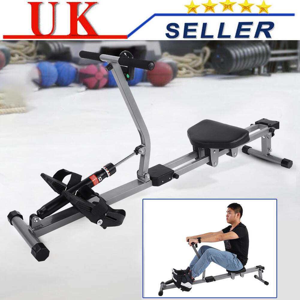Rowing Machine 12-gear Resistance Home Cardio Exercise Gym Fitness Quality UK