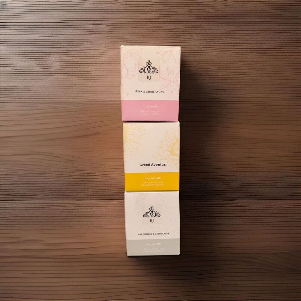 Creed Aventus, Pink & Champagne, Patchouli & Bergamot Candles -Free Shipping - Image 3 of 4