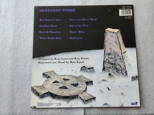 LP / BLACK SABBATH - HEADLESS CROSS - I.R.S.METAL 241005 ORIGINAL 1989 - Picture 3 of 4
