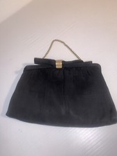 After Five L and M VINTAGE Black Satin Clutch/ Coin Purse Is Missing