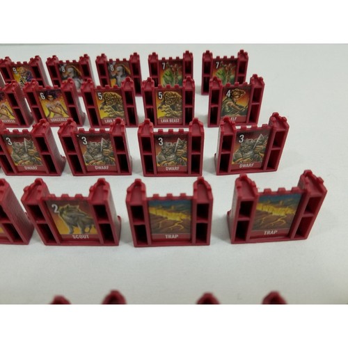 Stratego Red Replacement Game Pieces Set Of 30 Fire & Ice 2008 Parts Army - Picture 6 of 10