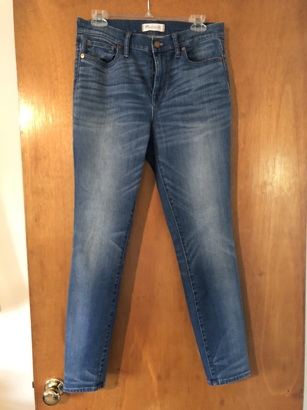 Madewell High Riser Skinny Jeans Women's 30 Blue 5-Pocket