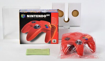 Nintendo N64,original Controller NUS-005,rot/red,OVP,unbenutzt/unused