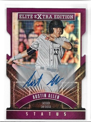 Austin Allen 2015 Panini Elite Status Die-cut auto #d 60 / 75  SAN DIEGO