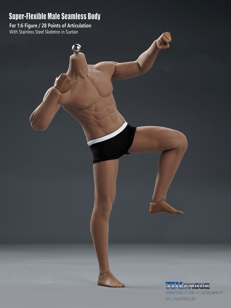 SUPER FLEXIBLE FIGURE 【PL2016-M33】 Amazon.com: Phicen 1/6 Scale Super Flexible Male Muscular