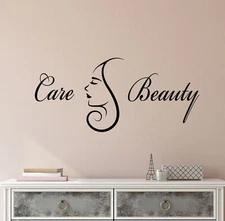 Vinyl Wall Decal Care Beauty Logo Massage Hair Salon Spa Therapy Stickers 4210ig