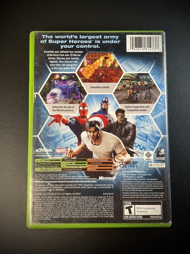 Xbox Marvel Ultimate Alliance Video Game 2006 Activision - Picture 3 of 3
