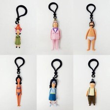 Bob's Burgers Chibi In Motion Series 3 - Complete Set of 6 REGULAR Dangler Clips