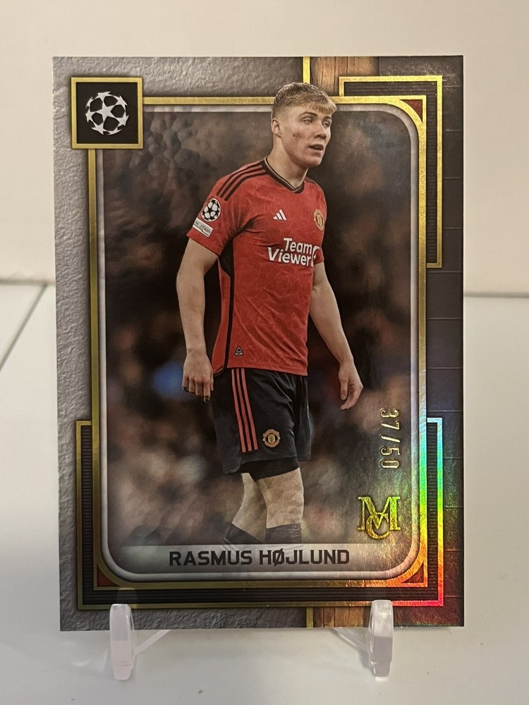 Rasmus Hojlund Gold /50 Man U 2024 Topps Museum #31