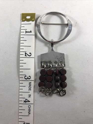 Spilla vintage argento sterling Anna Greta Eker Plus design legno Norvegia norvegese MCM - Foto 8 di 8