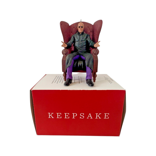 2023 Hallmark MATRIX Ornament Morpheus The Matrix IOB Film Movie Christmas - Picture 13 of 13