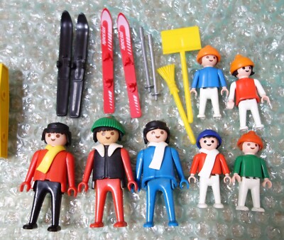 Playmobil 3469 – Chasse-neige Ski – Vintage 1985 – Boîte Bon état (manque Casque)