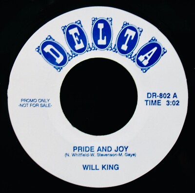 WILL KING & DOWNCHILD BLUES BAND~R&B Blues Promo 45~DELTA #DR-802 Near Mint