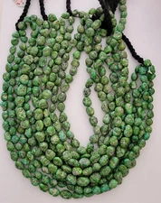 One Strand Natural Sonora Gold Turquoise Beads 10-15mm