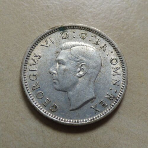 George VI Sixpence 6D Silber/ Cupro-Nickel Münzen Wählen Sie Ihr Datum 1937-1952 - Bild 95 von 273