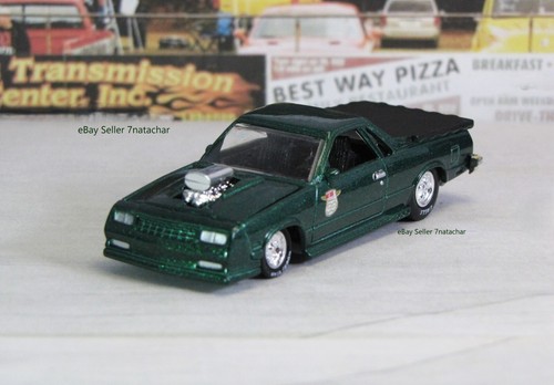 1983 - 1987 Chevy El Camino SS Pro Street 1/64 Scale Drag Slicks Wheels C - Picture 2 of 9