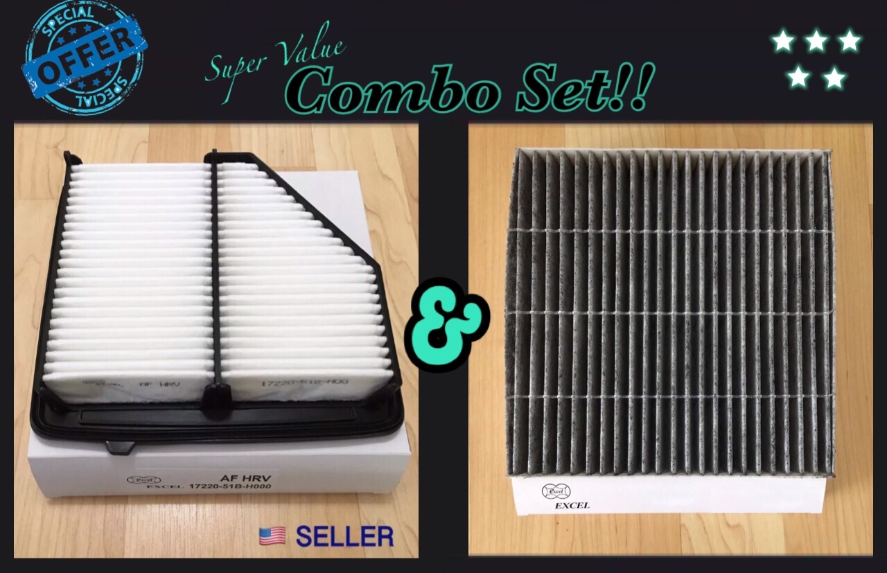 Cabin & Engine Air Filter Set For Honda Odyssey 2018-2024 & Acura TLX 2021-2024