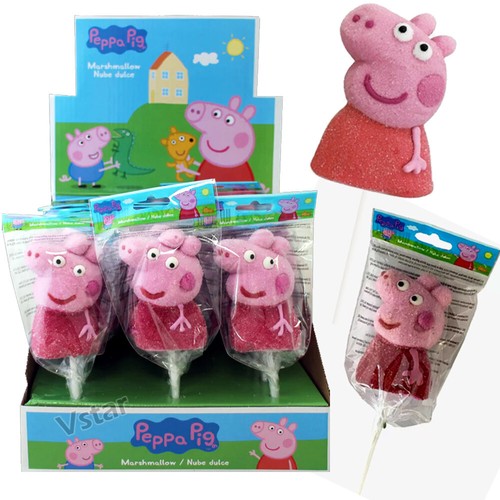 Peppa Pig Marshmallow Strawberry Flavour Marshmallow Lollipop Candy Sweets 30g - 第 5/5 張圖片