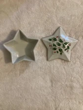 A Season Of Wonder Star Shaped Fine China Box Made in Japan Christmas Holly