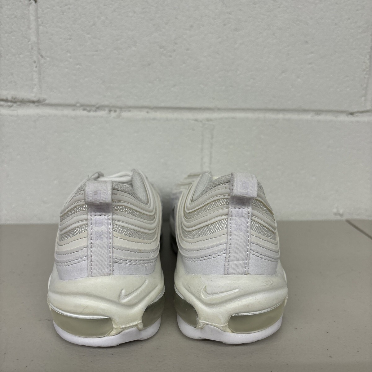 Nike Women's Air Max 97 'Triple White' Shoes Sneakers Sz 8.5