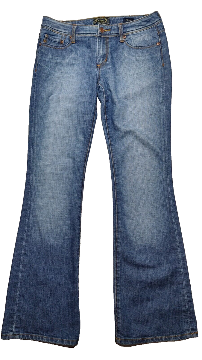 7 SEVEN For All MANKIND Women's A Pocket Stretch Flare Jeans 30 Measure