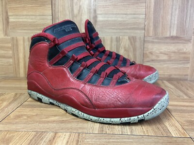 RARE  Sz 12 - Nike Air Jordan 10 X Retro Bulls Over Broadway 2015 705178-601