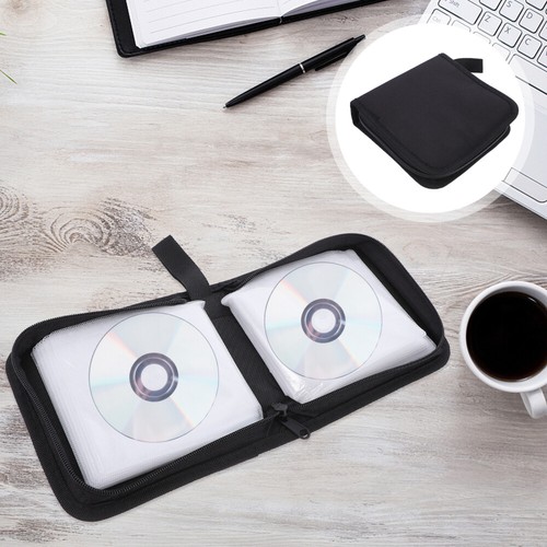2 Pcs CD Bag Case Holder Organizer Holders Storage Cases for Home - Afbeelding 3 van 12