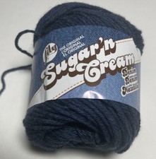 SUGAR  N CREAM COTTON YARN. 1 Pk. INDIGO. ICombine Shipping. READ DETAILS