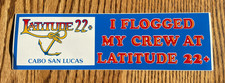 Vintage Cabo San Lucas Mexico Bumper Sticker Decal Latitude 22+