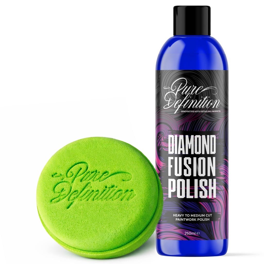 Car Polish Diamond Fusion Compound Paintwork Scratch Remover Kit Pure Definition