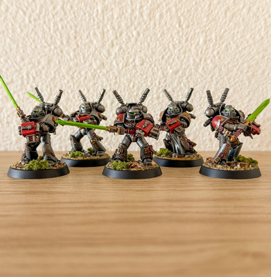 Warhammer 40k Grey Knights - Painted Interceptor Squad - Item 418-6