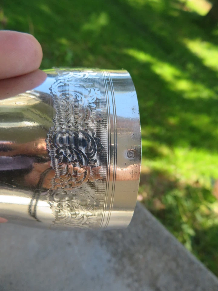 ancienne timbale en argent massif 85 gr TBE - Photo 4/4