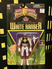 Power Rangers Auto Morphin White Ranger 1995 Bandai New Sealed RARE 