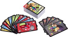 Mattel Games, Juego de Cartas UNO Minecraft, Juego de Mesa para niños a Partir d