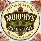 Vintage Murphy's Irish Stout Beer Round Tin Metal Signs Home Décor 8x8