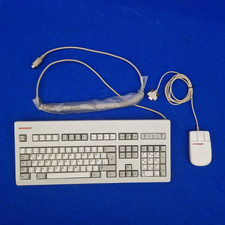 Cherry Highscreen DIN-Tastatur+RS232 KUGEL-Maus keyboard/mouse  retro/vintage PC
