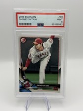 2018 Bowman - Shohei Ohtani #49 (RC) PSA 9
